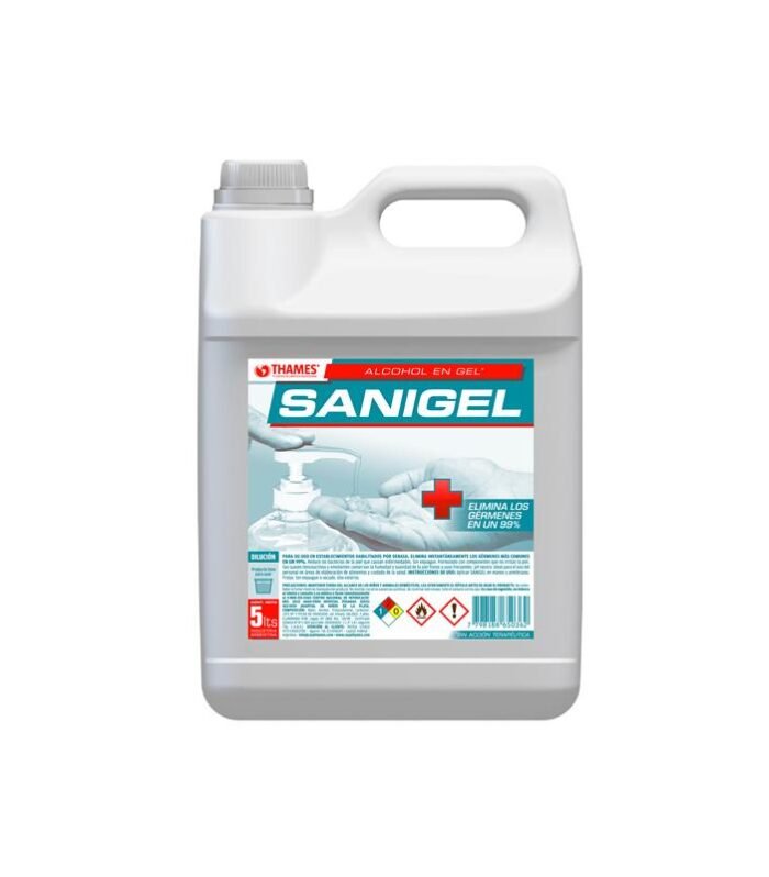 ALCOHOL EN GEL (para manos) x5Lt