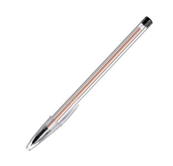 BOLÍGRAFO BIC CRISTAL ULTRA FINA 0,7 MM NEGRO X25