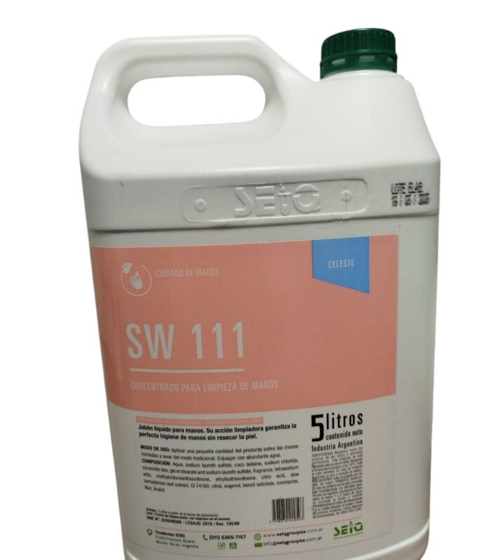 SW 111 (shampoo de tocador) Celeste x5Lt