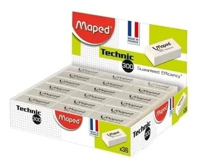 GOMA MAPED TECHNIC 300 MINI X 36 UNIDADES