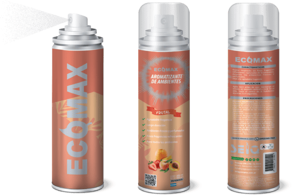 ECOMAX AROMATIZANTE DE AMBIENTES FRUTAL x360 gr