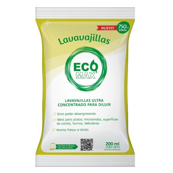 ECOMAX LAVAVAJILLAS (CÍTRICO)