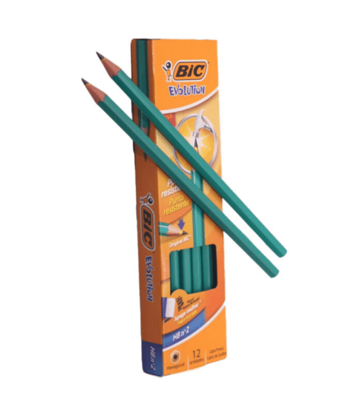 LÁPIZ GRAFITO BIC EVOLUTION HB X12