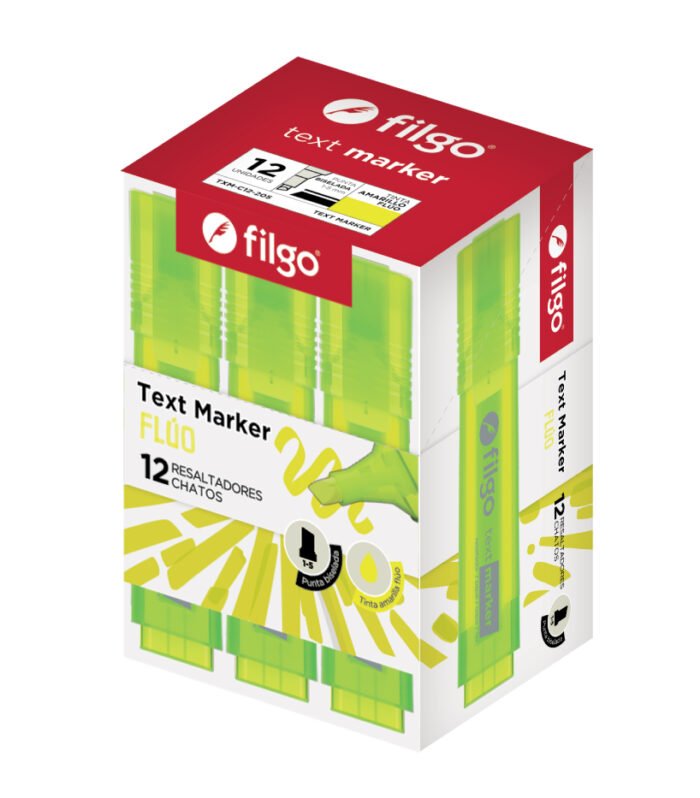 RESALTADOR FILGO TEXTMARKER VERDE X12