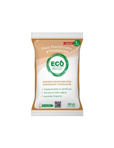ECOMAX LIMPIADOR PISOS PLASTIFICADOS Y POROSOS