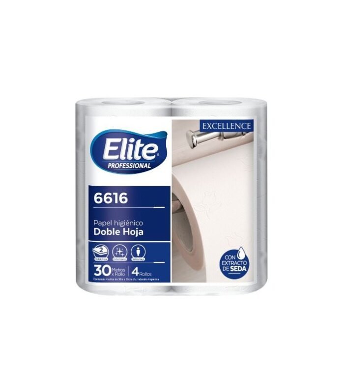 Papel Higiénico Elite EXCELENCE Doble Hoja 30mt 4u x10/1