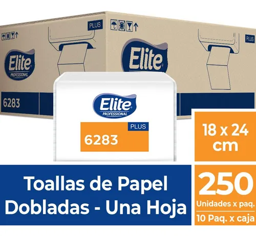 Toalla Intercalada Elite 250u Blanca